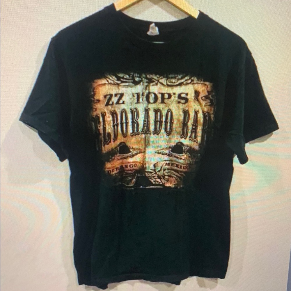 ZZ Top's El Dorado Bar Black T-Shirt